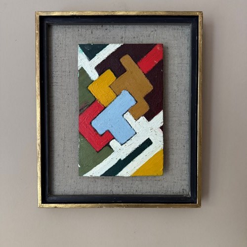 British 1970’S Abstract Signed Tony Sullivan 