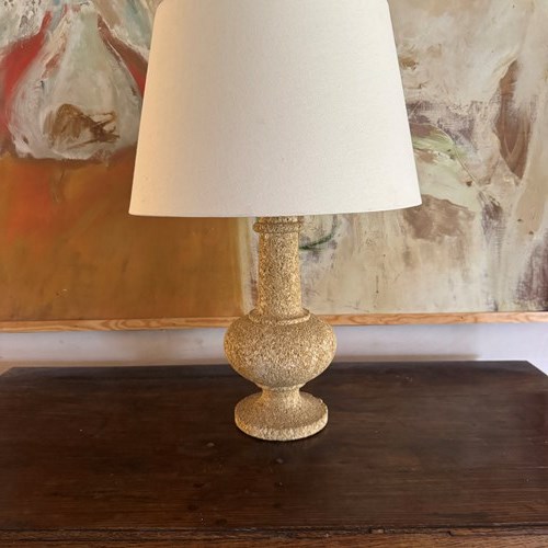 Tall French Gard Stone Lamp C.1960’S