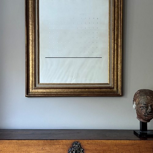 1970’S Abstract Gouache Under Glazed Signed And Dated David Thornton