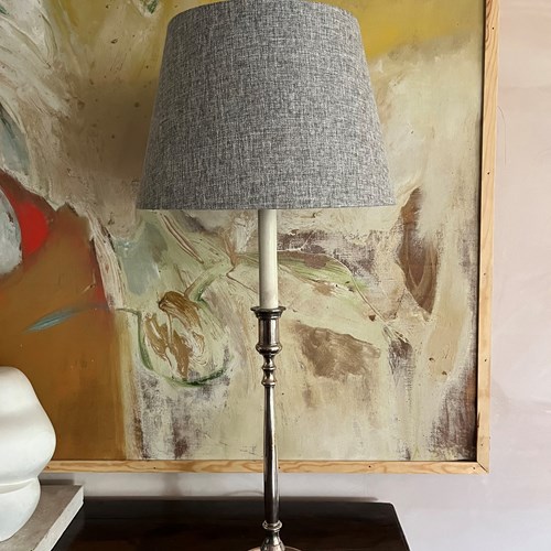 Claridges Silver Plate Table Lamp