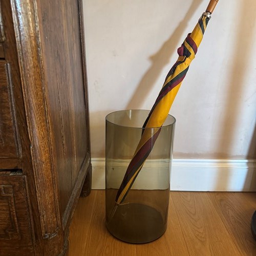 French 1970’S Blown Glass Umbrella Stand