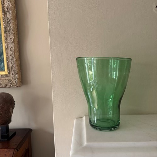 Handblown Green Vase C.1960’S