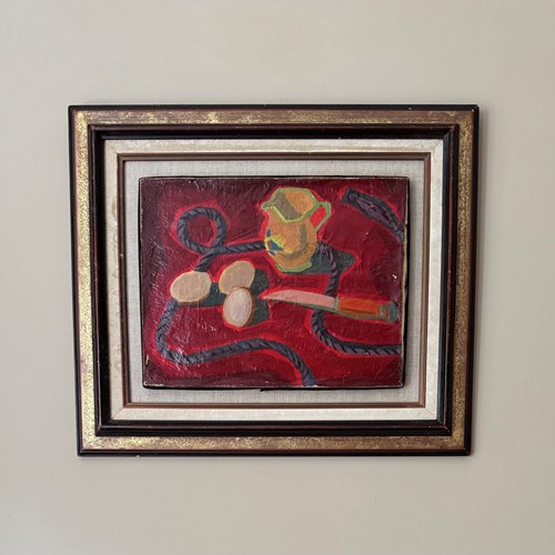 French 1960’S Still Life Painting 