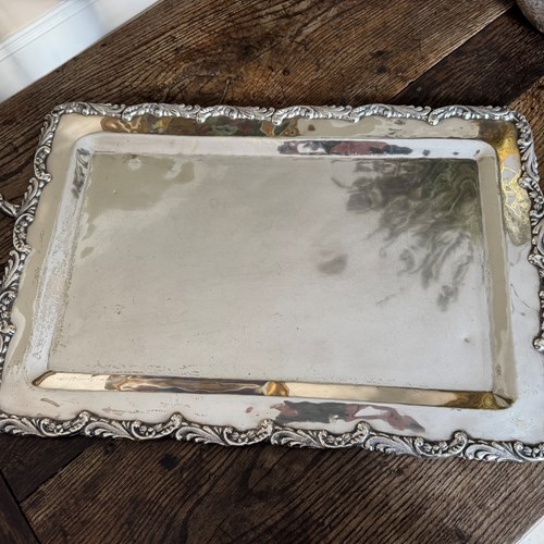 Stunning Solid Silver Tray 