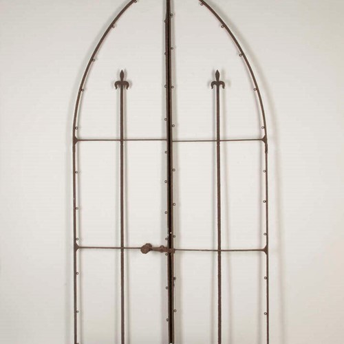 Mid 19Th Century Iron Gate In Gothic Style