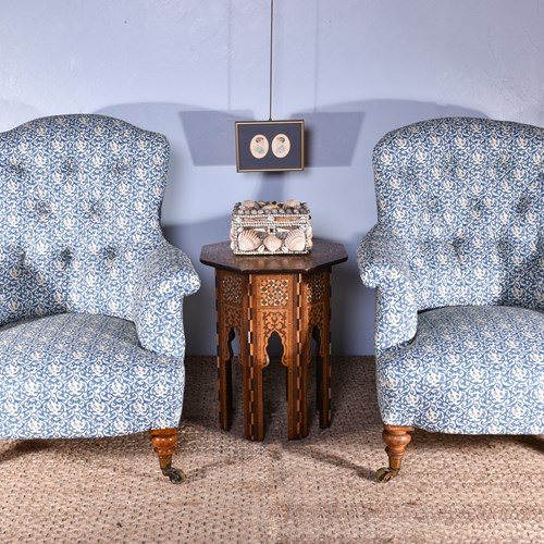 Pair Of Howard & Sons Armchairs