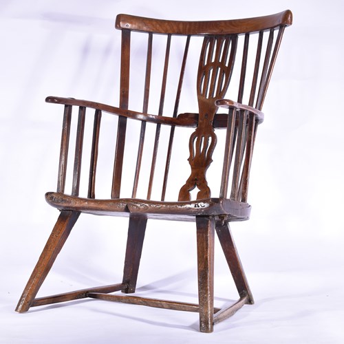 Primitive Windsor Armchair