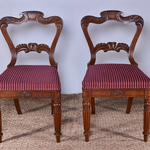 Pair Of Regency Rosewood Chairs, Attributed To Gillows