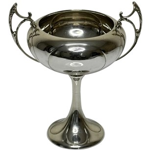 English Sterling Silver Art Deco Hu...