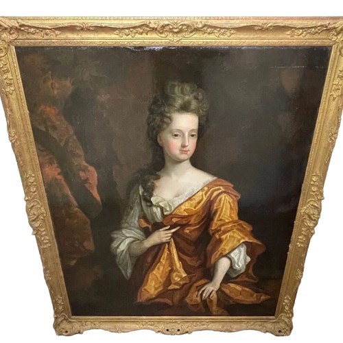 Oil Painting Lady Elizabeth Countess Of Westmorland Circle Of Godfrey Kneller