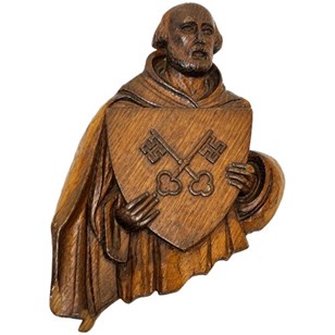 Victorian Carved Religious Figure S...