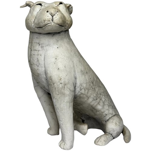 Crackled Pottery American Pitbull