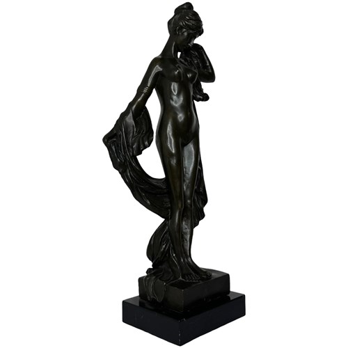 French Classical Bronze After Auguste Moreau Purity With Grace The Spring C1900