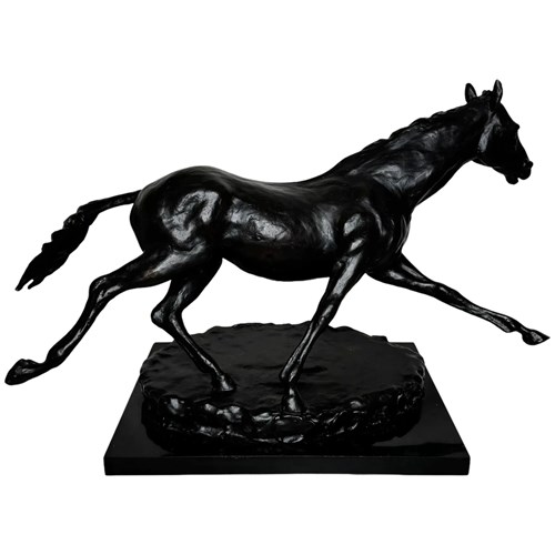Galloping Horse — Bronze Sculpture By Enzo Plazzotta (1921–1981), Edition 6 Of 9