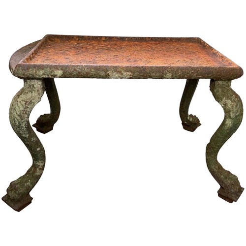French Cast Iron Statuary Plinth In The Manner Of Val D'osne