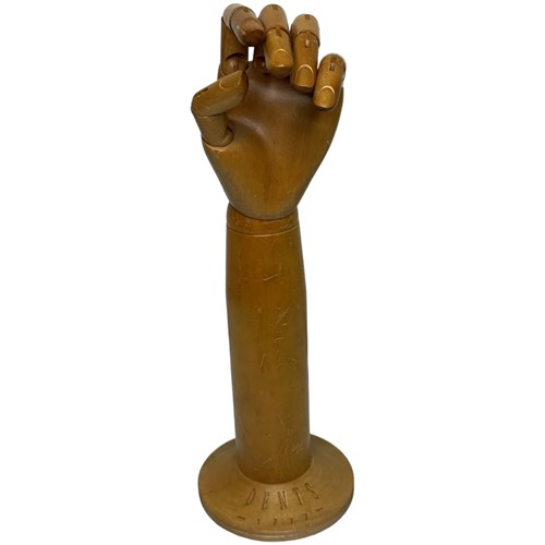  Glove Display Hand – Rare Advertising Counter Model For Dents C1920