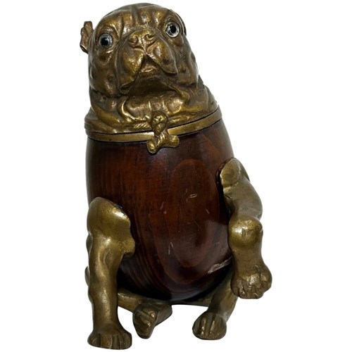  Bulldog Home Office Inkwell Named Charlie