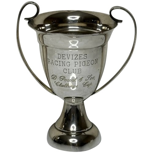 Wiltshire Devizes Racing Pigeon Club Trophy Cup