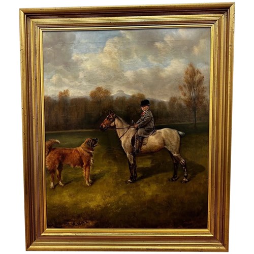 Francis James Fry Aged Five, Riding A Pony With His Dog” By John Alfred Wheeler