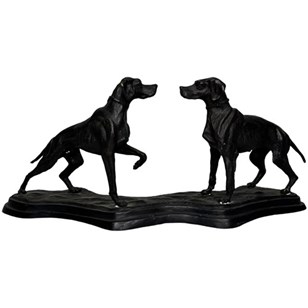 Victorian French Group Bronze Hunti...