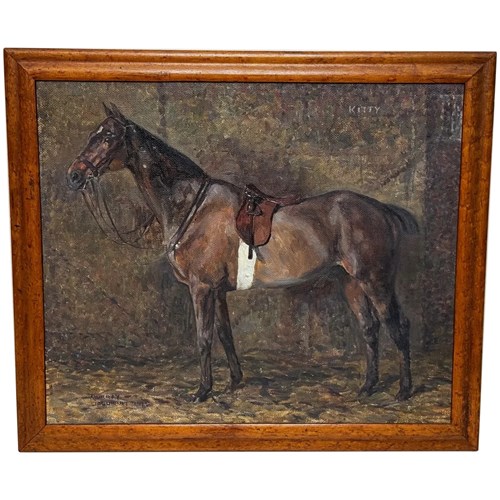 Kitty Portrait Of A Hunter Mare, Chiddingfold, Leconfield & Cowdray Hunt