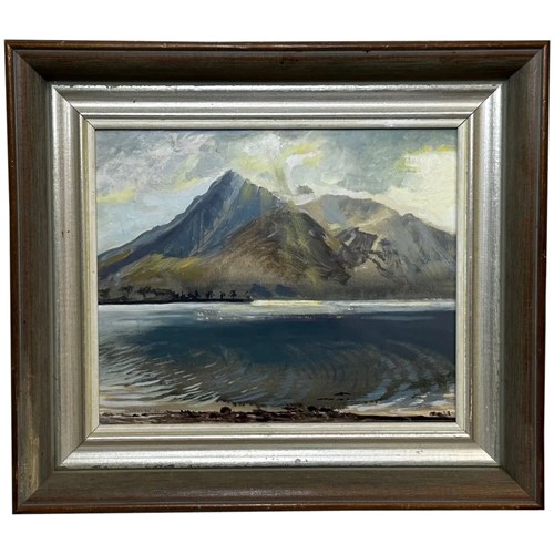 Oil Painting Highlands Beinn Bhàn Loch Levan By William Collie Milne Cadenhead