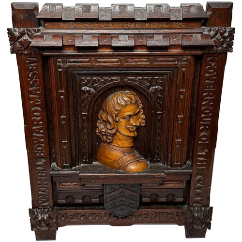 Sculpture Colonel Sir Edward Masse In The Manner Of Sir George Gilbert Scott