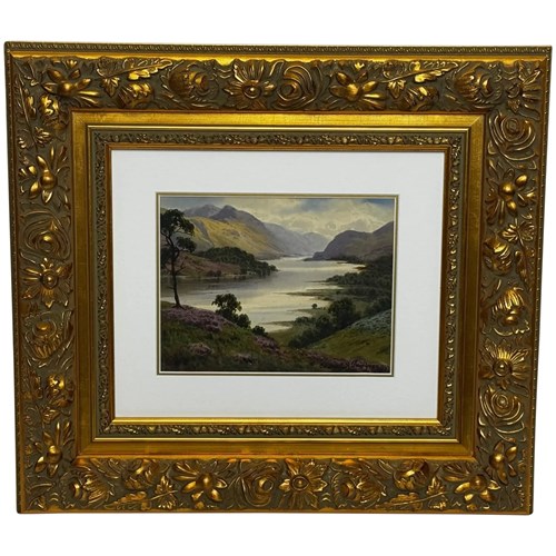 Thirlmere And Helvellyn, Lake District – Painting By Edward Horace Thompson, 