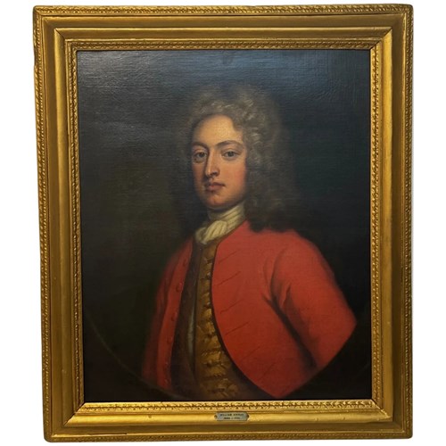 Early Georgian Scottish Military Portrait Of Sir James Campbell C1720