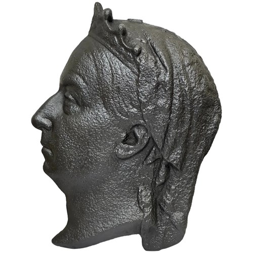 19Th Century Cast Iron Queen Victoria Plaque