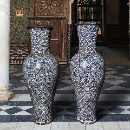 Pair Of Huge Moroccan Vessels