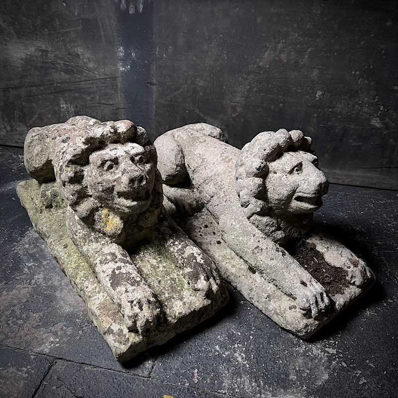 Pair Of Medieval Recumbent Lions-chris-holmes-antiques-db55ed51-78f4-4154-810c-e9aca50af2df-main-638110302739544835.jpeg