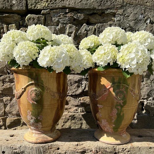 Pair Of French Anduze Vases Late 20Th Century