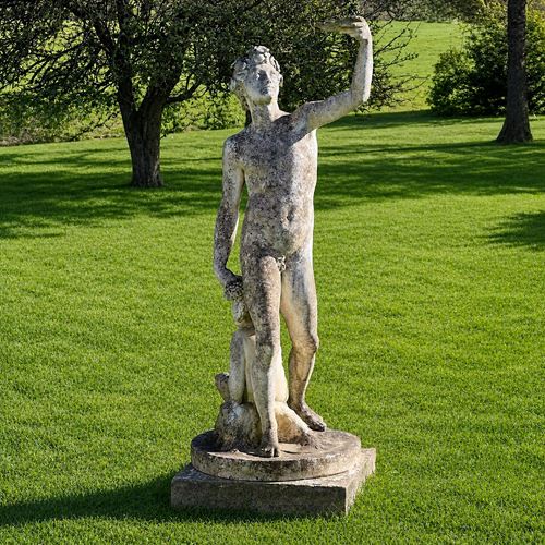 Near Life-Size Bacchus Statue After Sansovino, Early 20Th Century