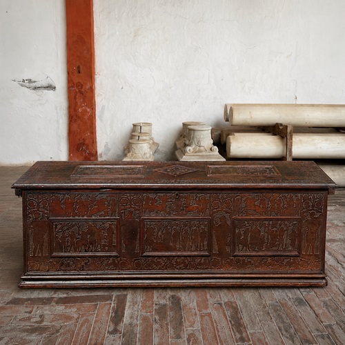 Italian Renaissance Cypress Cassone, Alto Adige, C.1550–1600