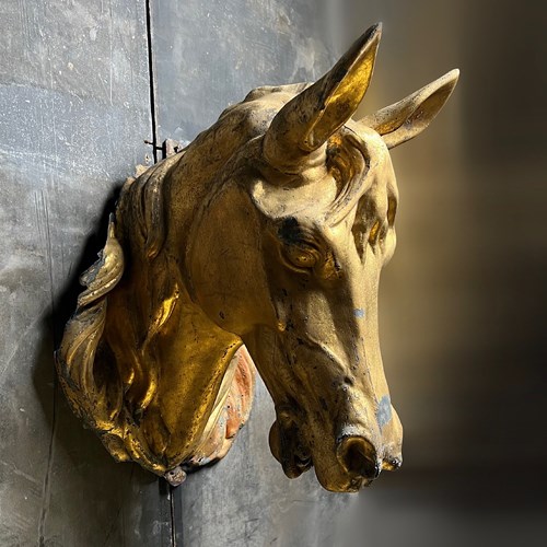 Zinc Horse Head Trade Sign C.1880