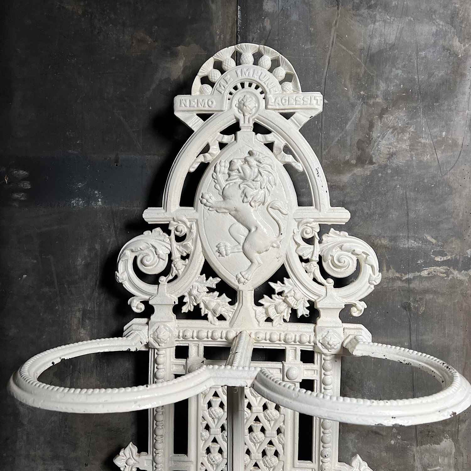 Large Scottish Country House Cast Iron Stick Stand C.1880