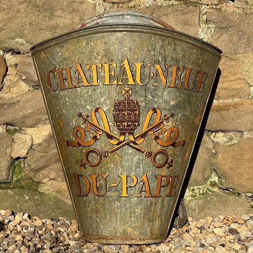 Oversized Antique/Vintage French Grape Hod Or ‘Hotte’ C.1900 