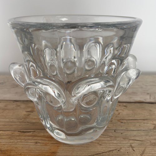Vase By The Belgium Glass Maker Val Saint Lambert 