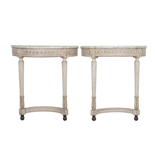 Pair Of French Louis Seize Console Tables
