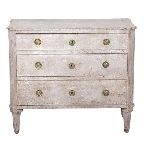 Small Size 18Th Century Gustavian Commode