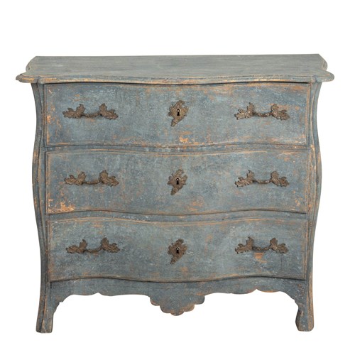 18Th Century Swedish Rococo Commode