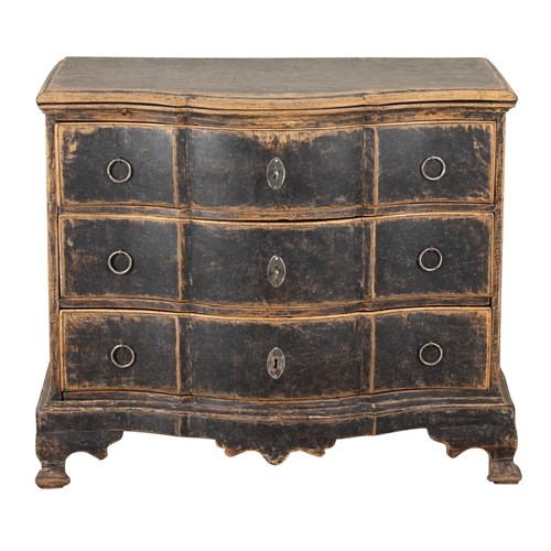 Mid-18Th Century Swedish Period Baroque Commode