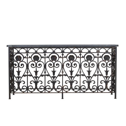 19Th Century French Iron Console