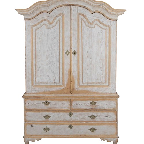 18Th Century Swedish Rococo Period Cabinet