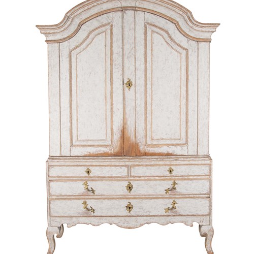 18Th Century Swedish Rococo Period Cabinet