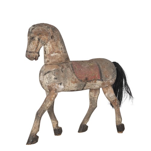 19Th Century Wooden Horse