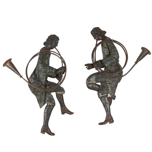 Pair Of 18Th Century Austrian Metal Shop Signs