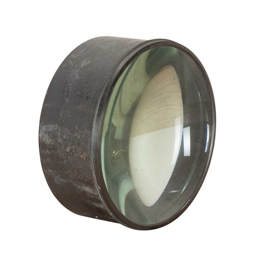 Large 19Th Century French Projector Lens