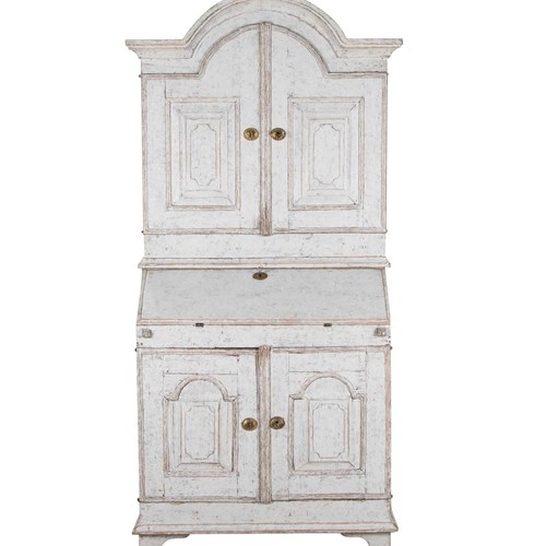 18Th Century Swedish Rococo Period Secretary